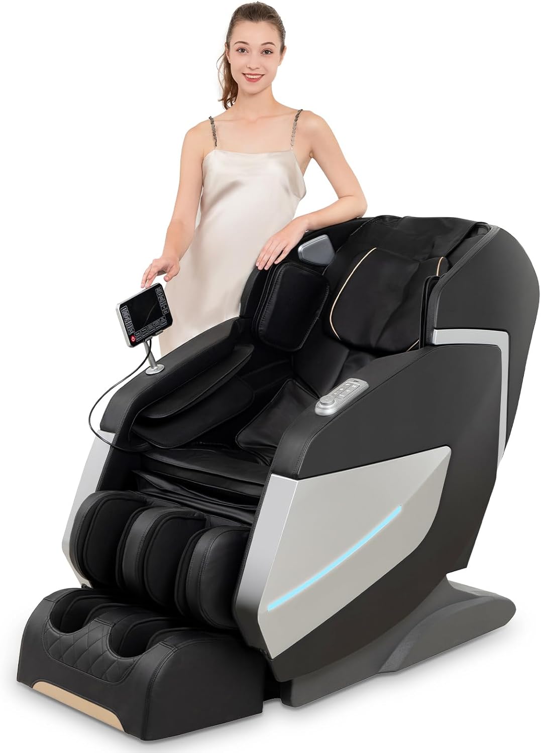 Imagen de Silla de Masaje Shiatsu eléctrica de Cuerpo Completo de Gravedad Cero