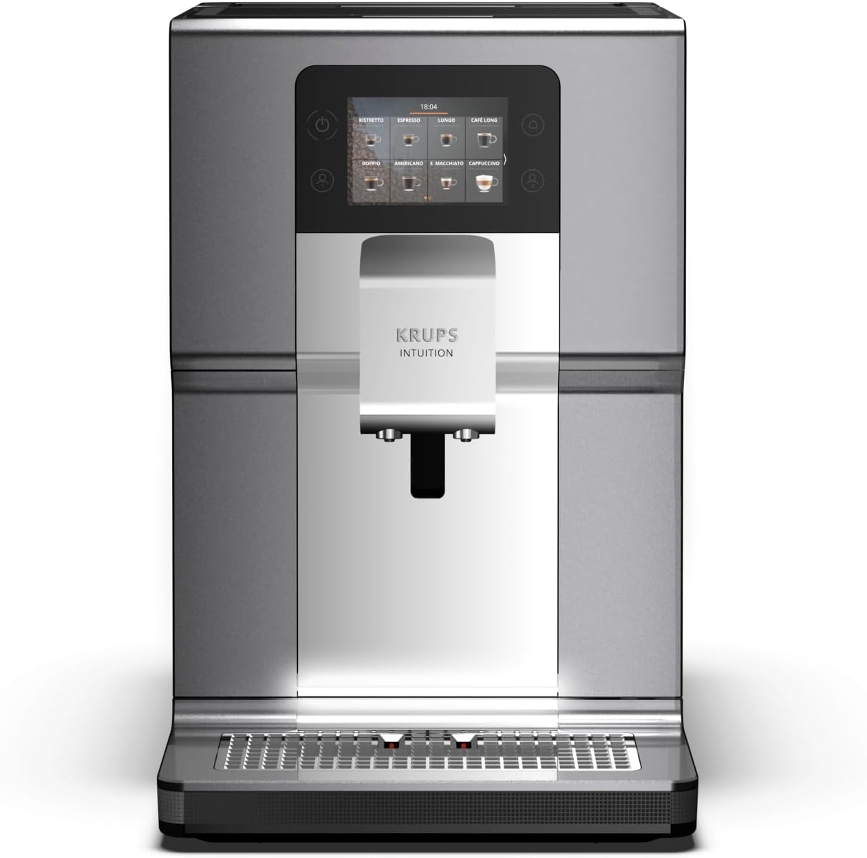 Cafetera automática Krups Intuition Experience con pantalla táctil intuitiva.