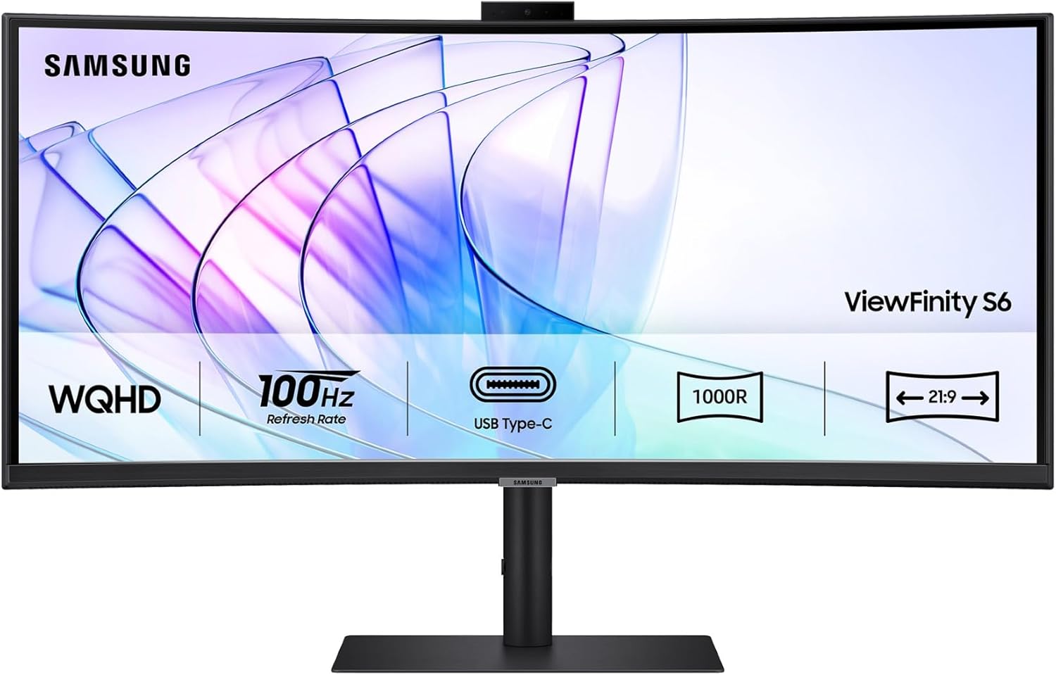Monitor Samsung LS34C652VAUXEN de 34 pulgadas con panel VA y conectividad USB-C.