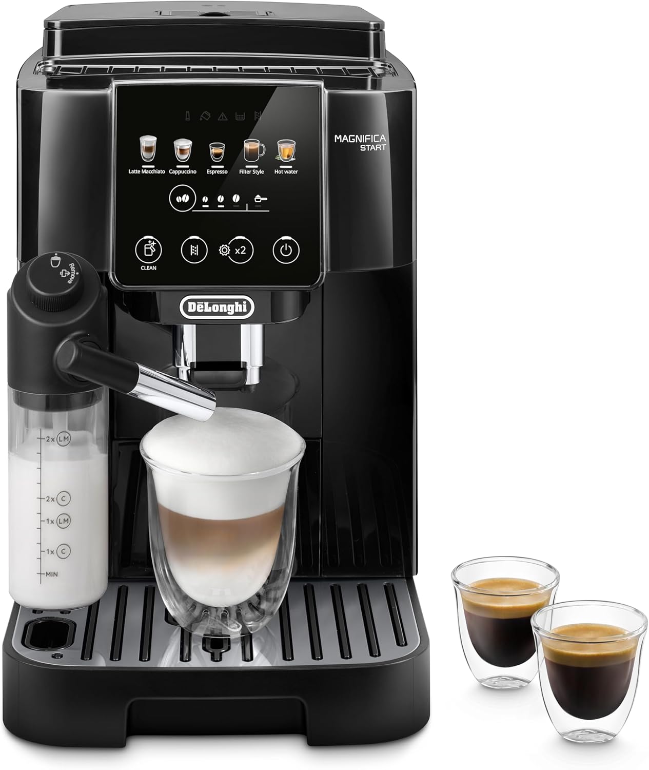 Cafetera superautomática De'Longhi Magnifica Start en color negro.